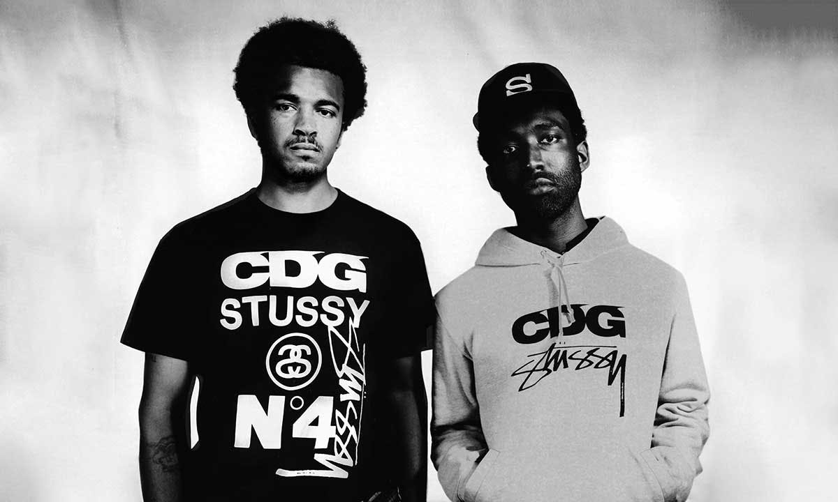 cdg stussy tee